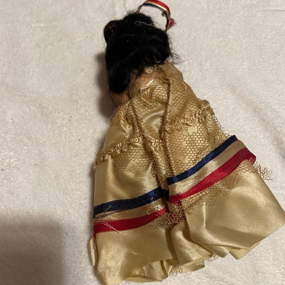 Vintage Doll with Dress and hat. - Picture 2 of 3
